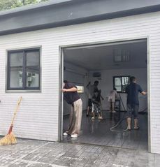 汗水耕耘校园景，初心守望学子归